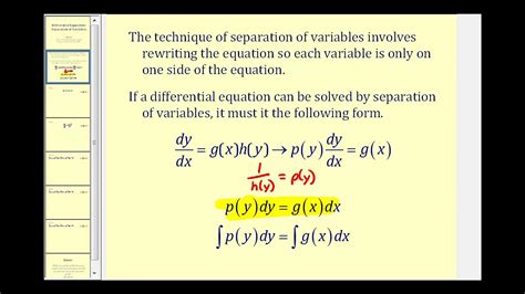 separation of variables calculator